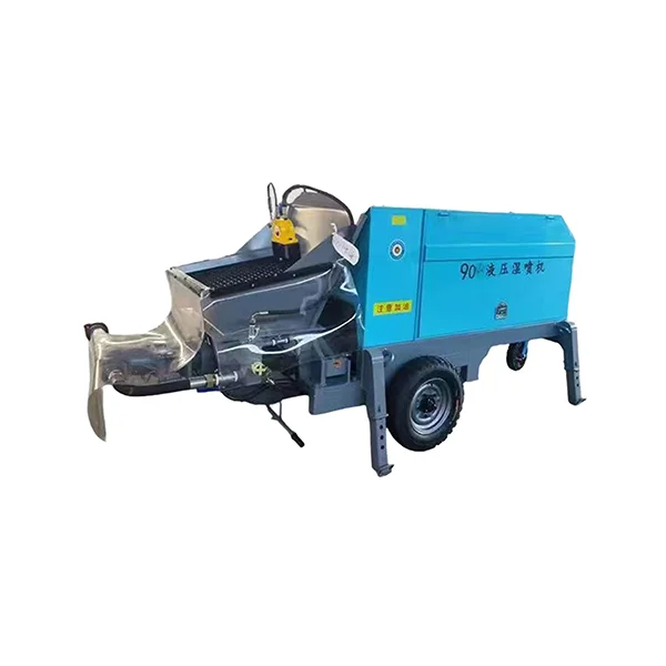 Máquina de pulverización húmeda hidráulica
